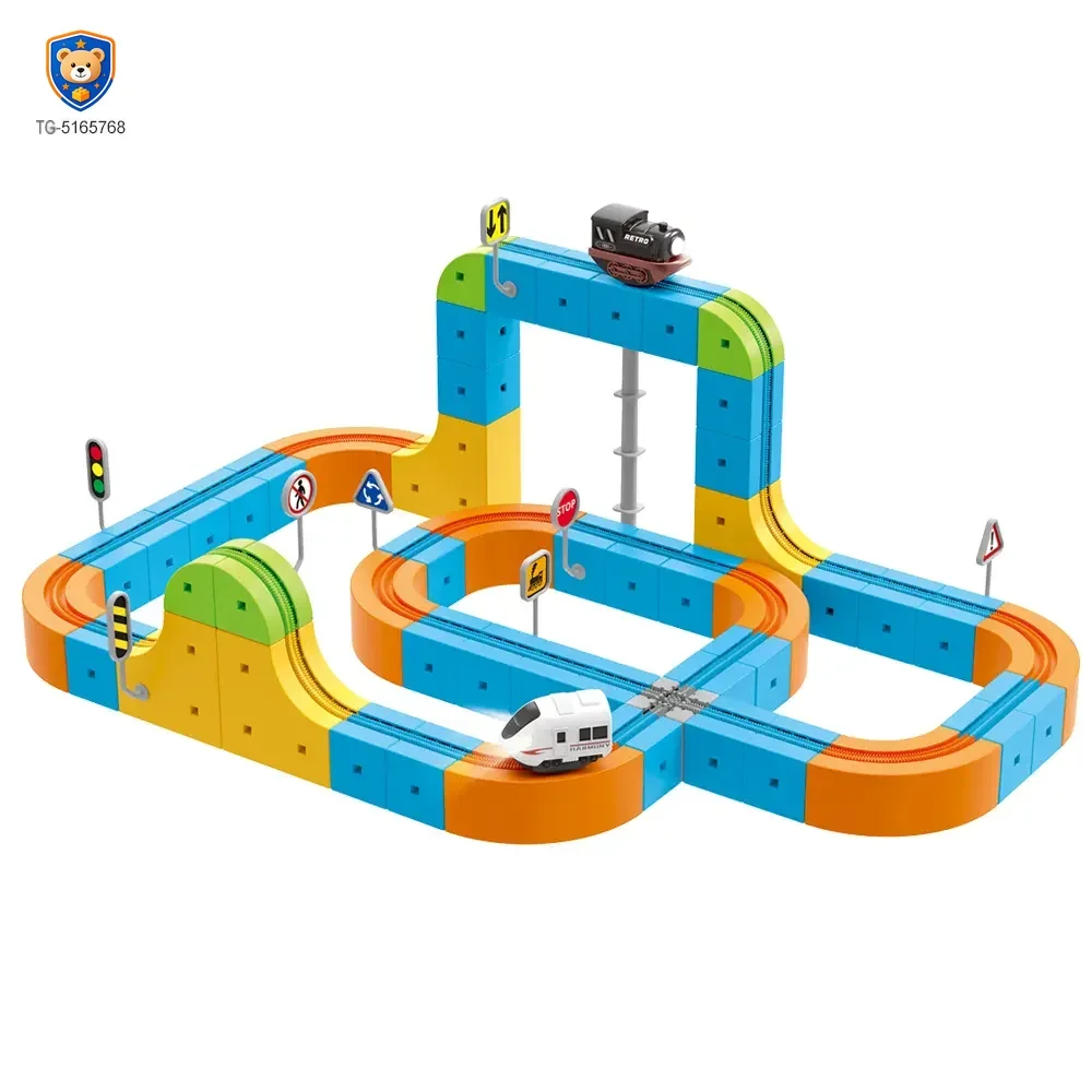 Magnetic Train Track Set, Electric Train Toy Set — product view 1