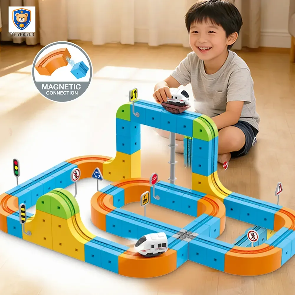 Magnetic Train Track Set, Electric Train Toy Set — product view 2