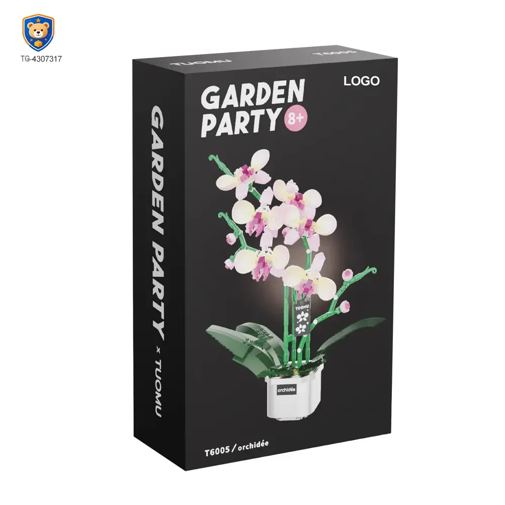 Flower Building Blocks Toy, Decor Use and Fun — product view 6