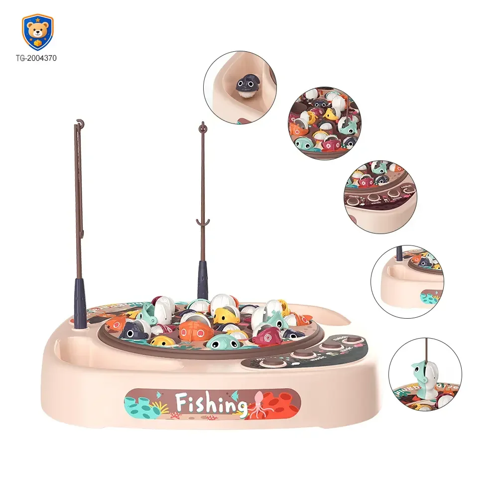 Magnetic Fishing Board Set, Rotating Fishing Game — product view 3