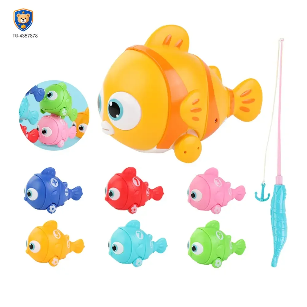 Magnetic Fishing Toy, Electric Moving Fish Bath Toys — product view 1
