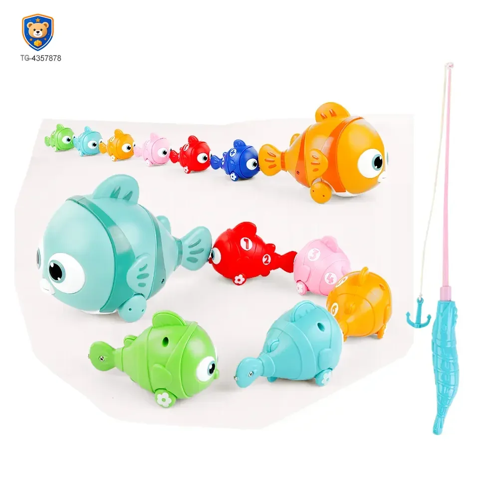 Magnetic Fishing Toy, Electric Moving Fish Bath Toys — product view 7