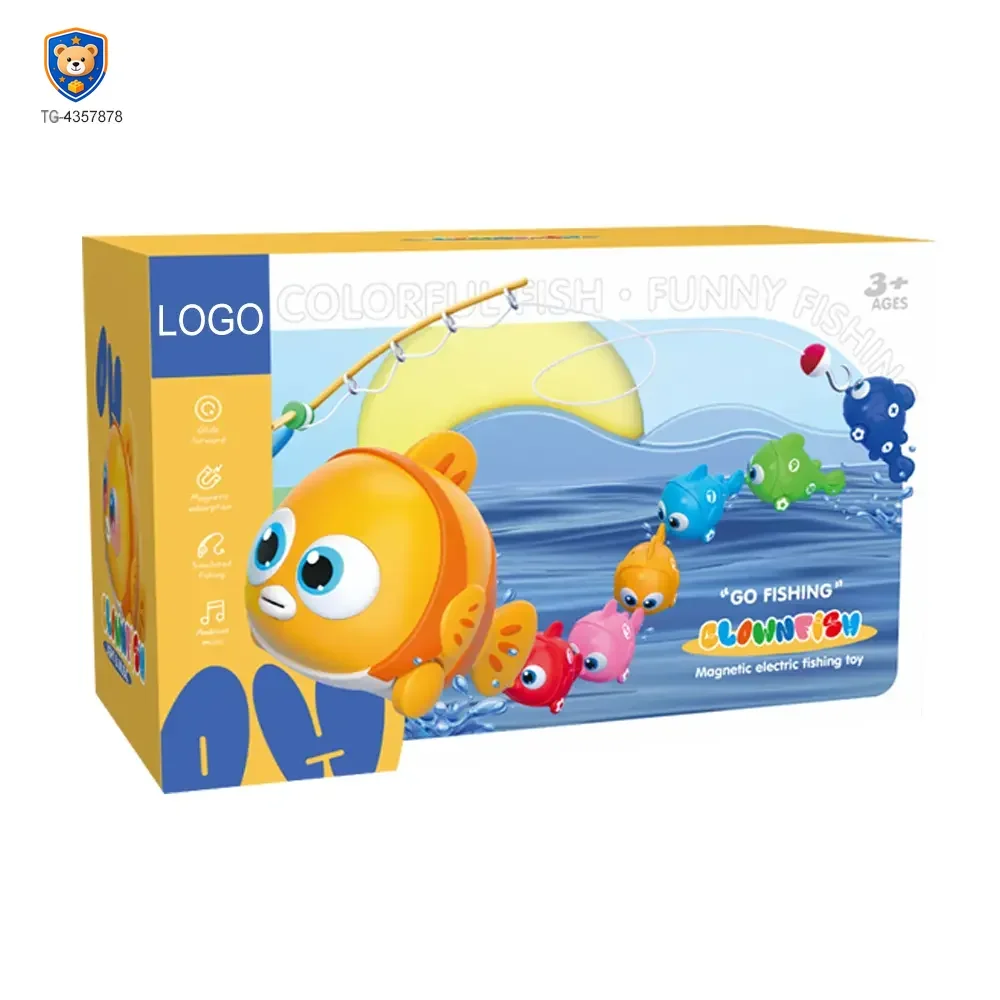 Magnetic Fishing Toy, Electric Moving Fish Bath Toys — product view 8