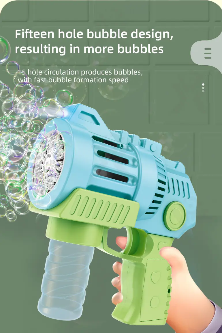 15-Hole Circulating Bubble Gun (TG4088619) — product detail panel 1
