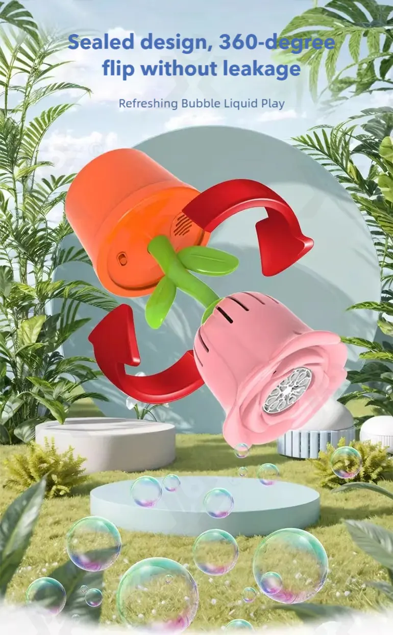 Electric Rose Bubble Machine (TG4908593) — product detail panel 3