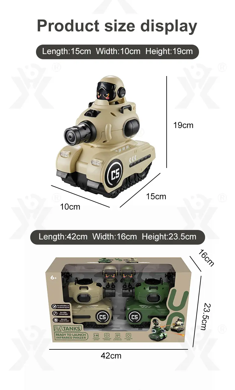 Infrared Combat Tank Supply, RC Tank Toy (TG5108003) — product detail panel 10