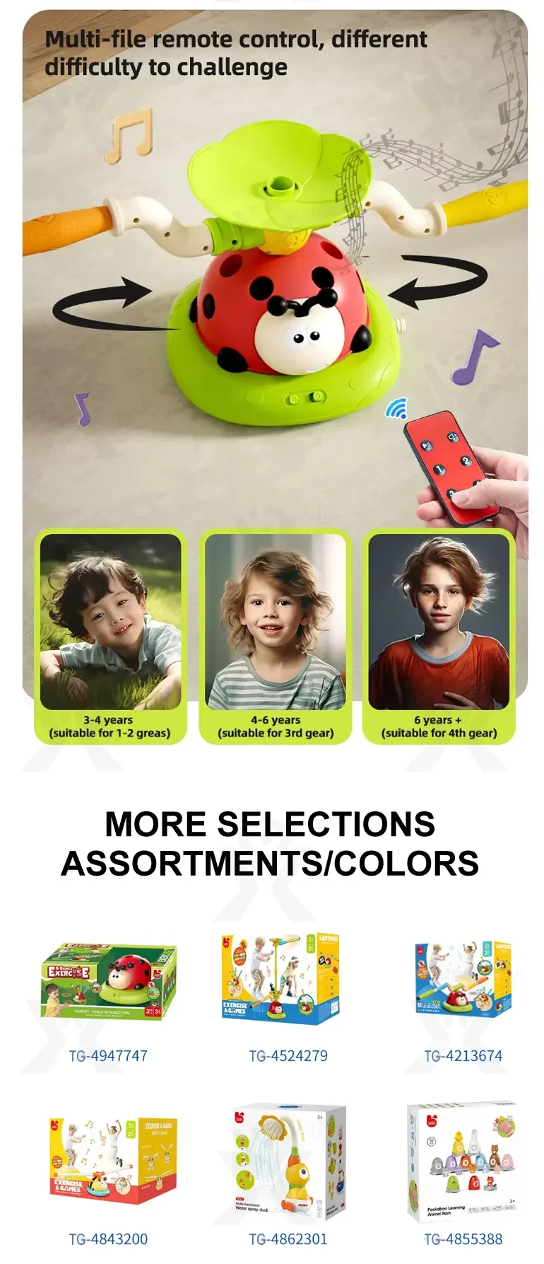 Exercise Machine Toy, 5 in 1 Musical Jump Toys (TG4524279) — product detail panel 6