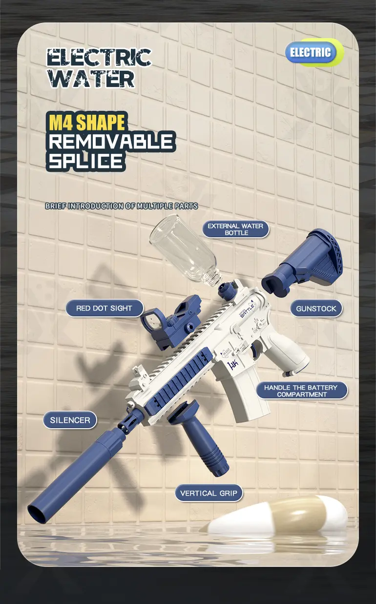 Electric M416 Water Gun (TG3989067) — product detail panel 7