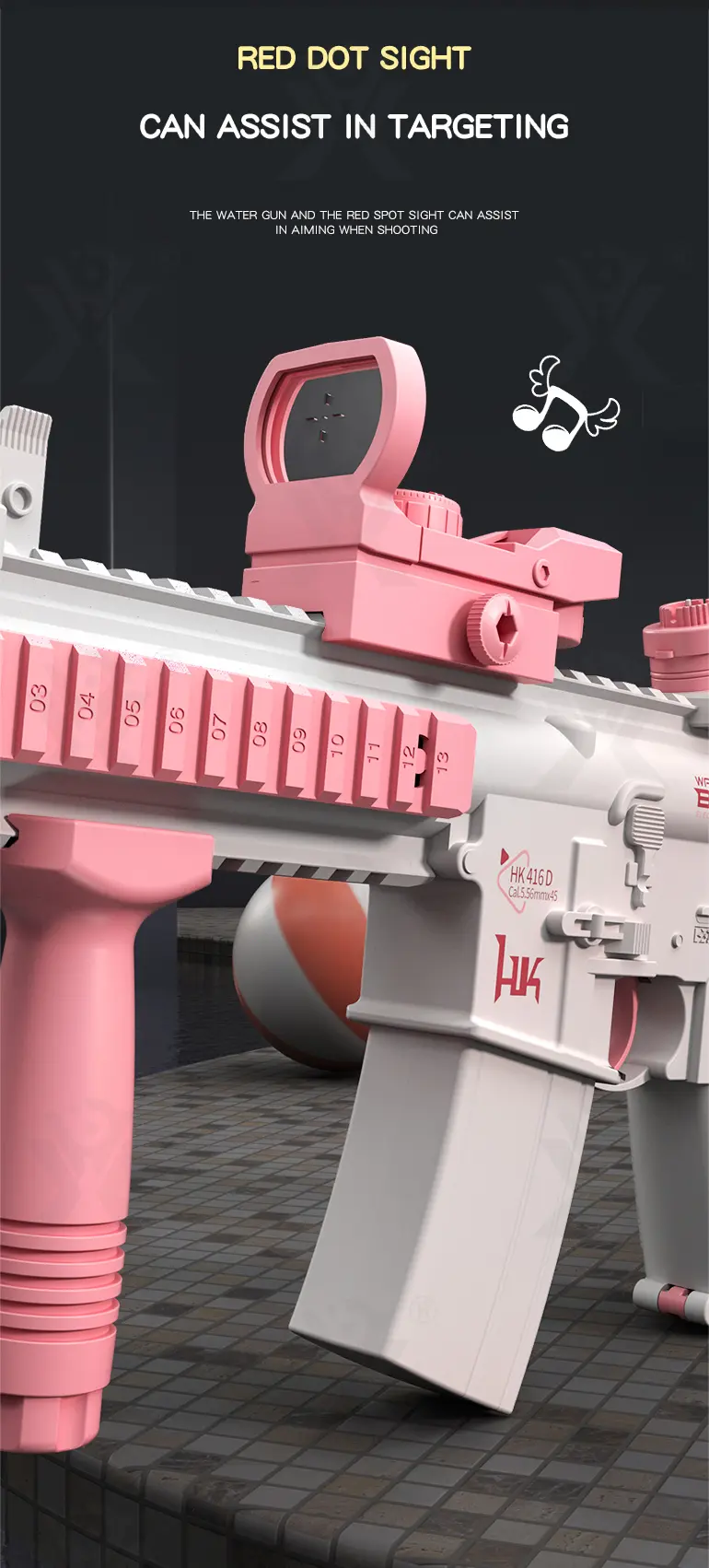 Electric M416 Water Gun (TG3989067) — product detail panel 8