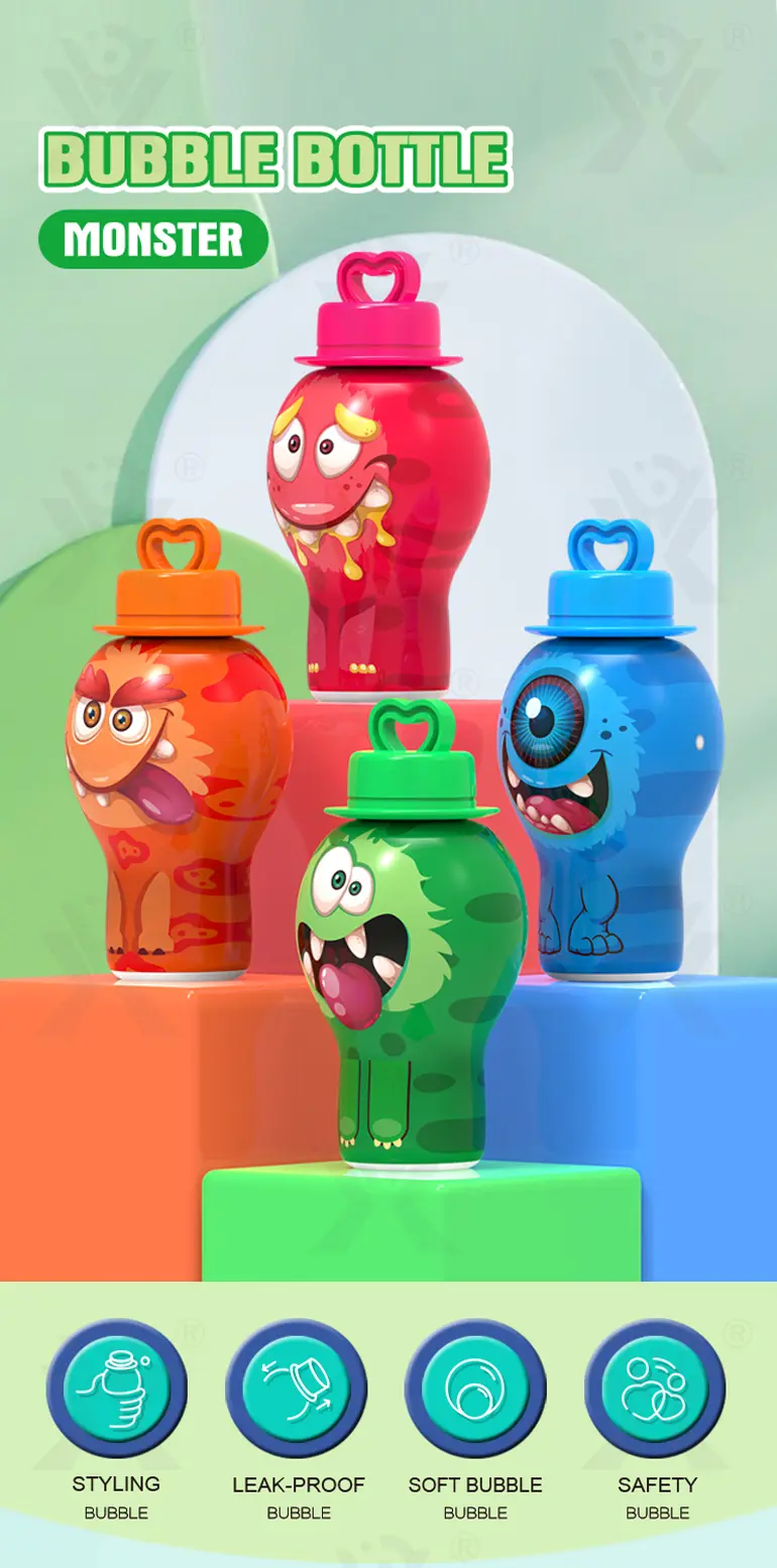Monster Bubble Bottle, Bubble Blowing Water Toy (TG4999566) — product detail panel 1