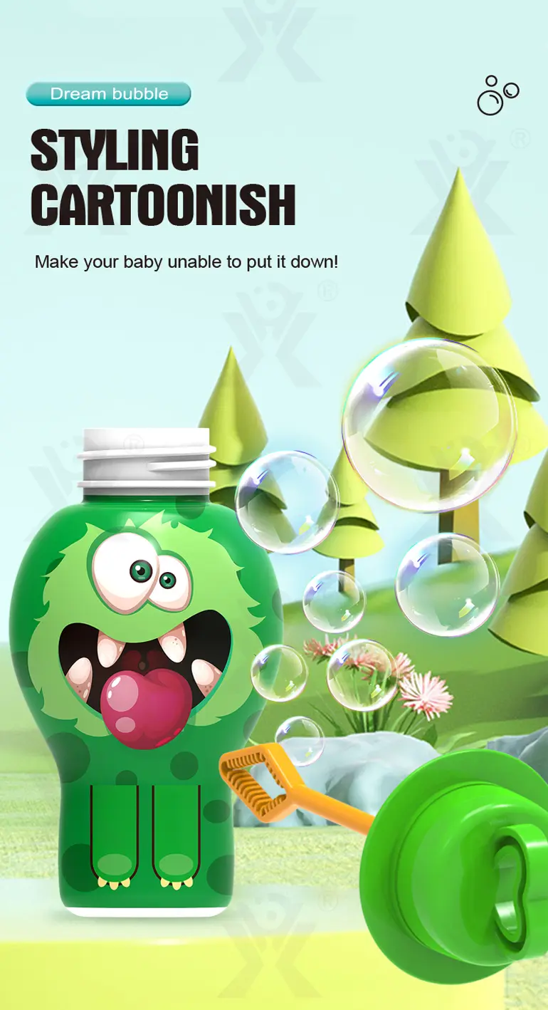 Monster Bubble Bottle, Bubble Blowing Water Toy (TG4999566) — product detail panel 2