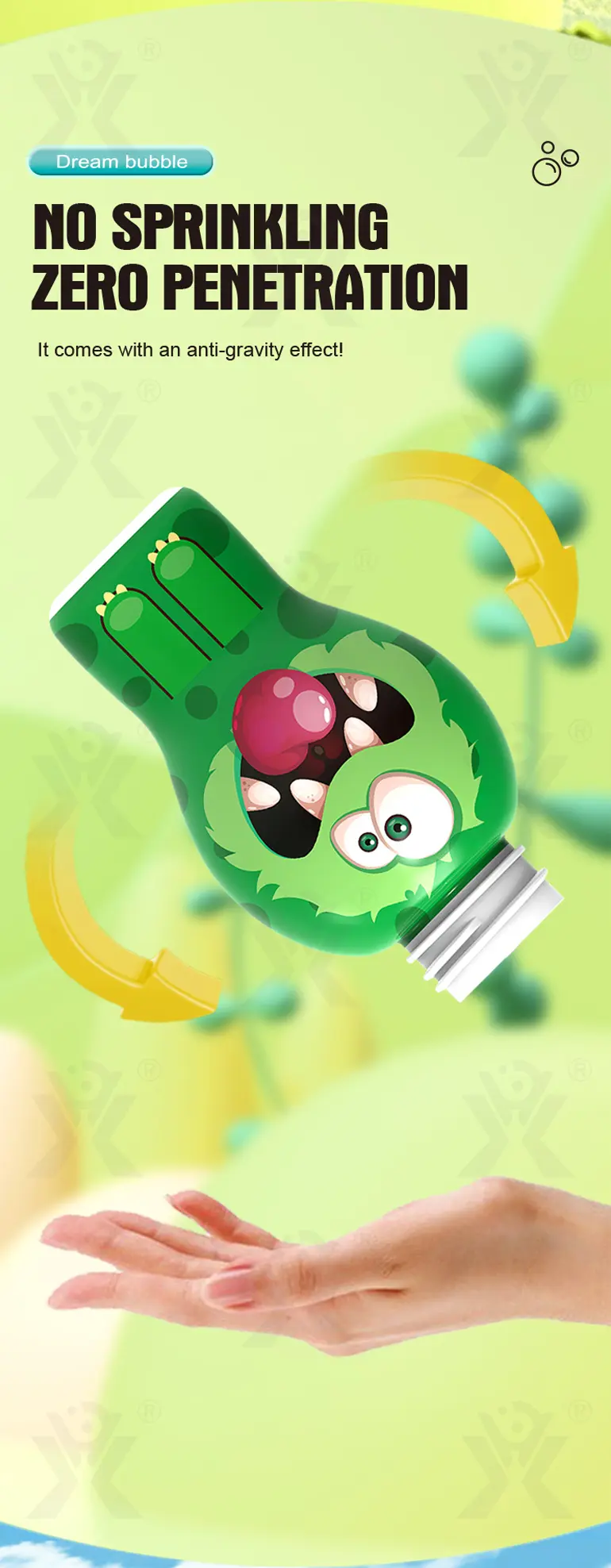 Monster Bubble Bottle, Bubble Blowing Water Toy (TG4999566) — product detail panel 3