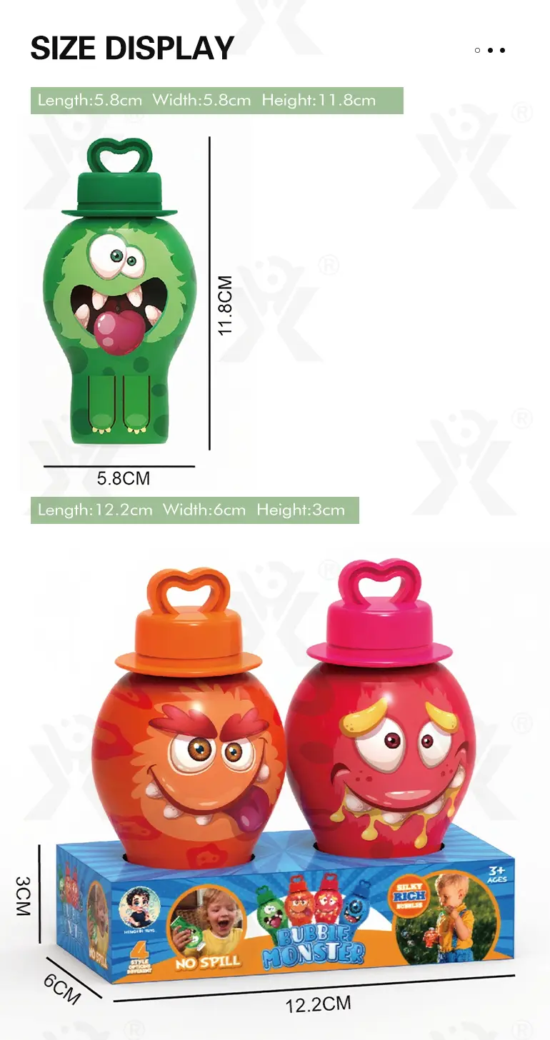 Monster Bubble Bottle, Bubble Blowing Water Toy (TG4999566) — product detail panel 7