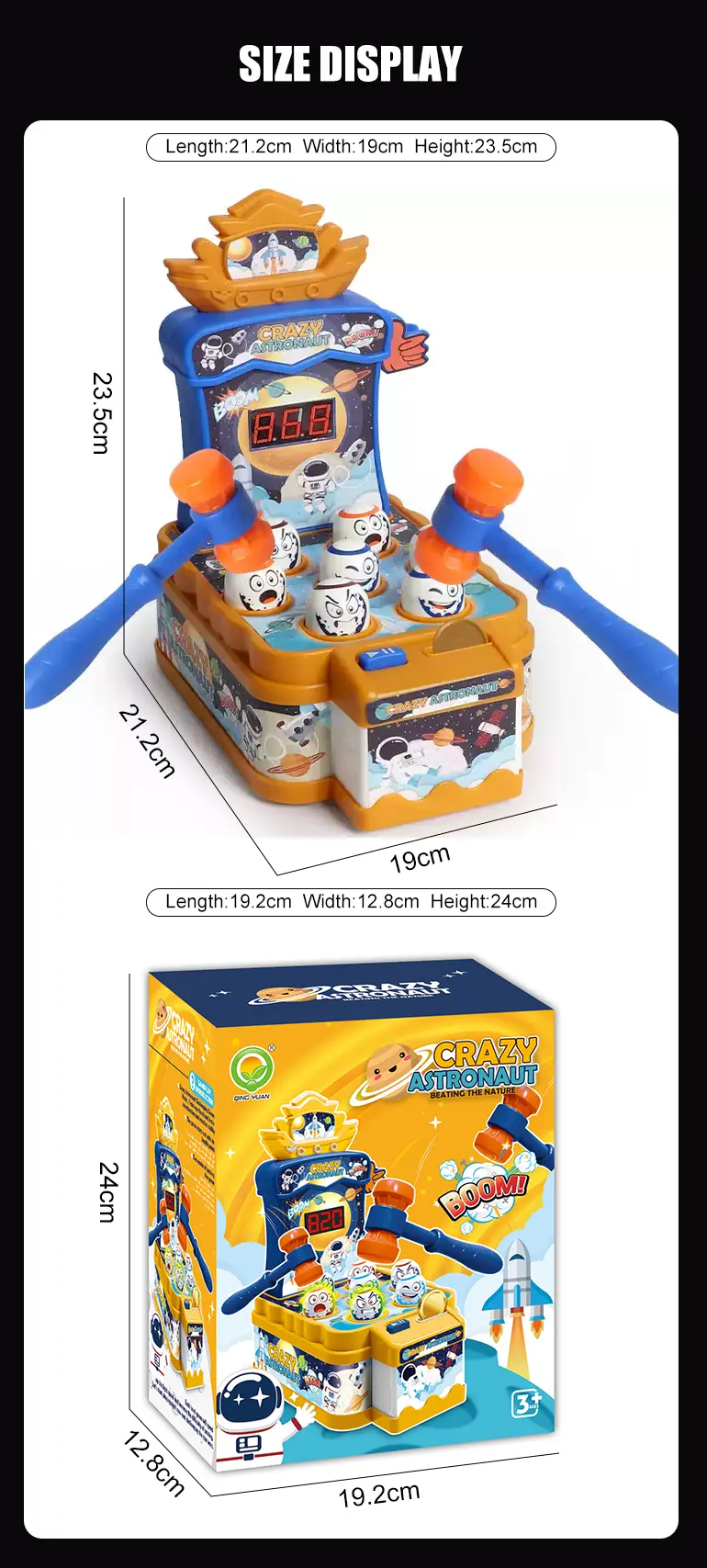 Kids Astronaut Whack-A-Mole Toy Game (TG4833246) — product detail panel 9
