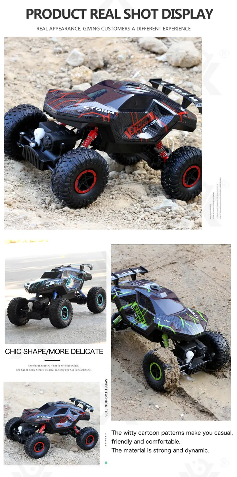 RC Cars 1/16 Scales, Spray Rock Crawler RC Car Toy (TG4279990) — product detail panel 11