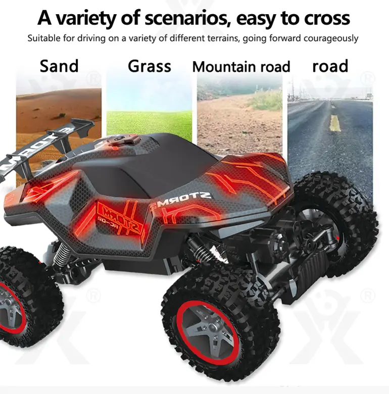 RC Cars 1/16 Scales, Spray Rock Crawler RC Car Toy (TG4279990) — product detail panel 3