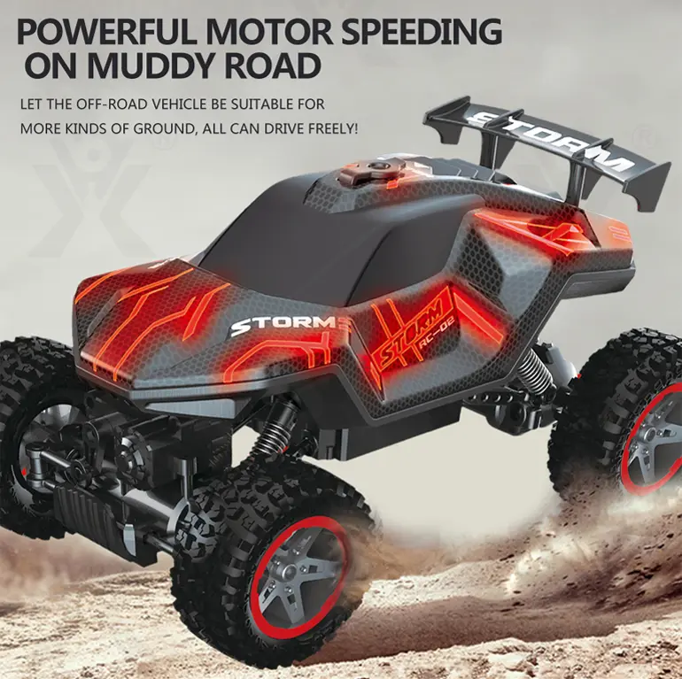 RC Cars 1/16 Scales, Spray Rock Crawler RC Car Toy (TG4279990) — product detail panel 7