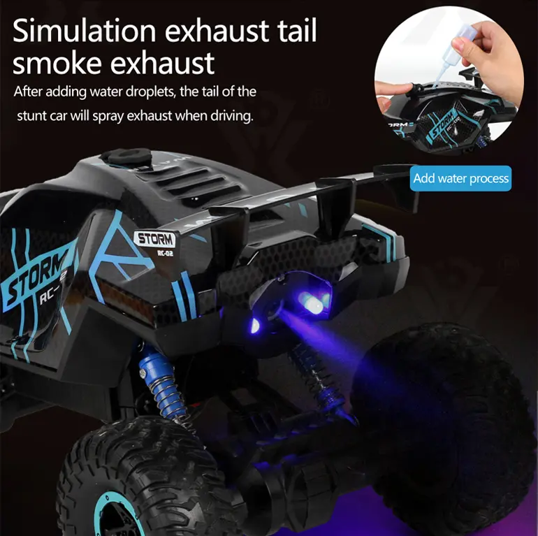 RC Cars 1/16 Scales, Spray Rock Crawler RC Car Toy (TG4279990) — product detail panel 9