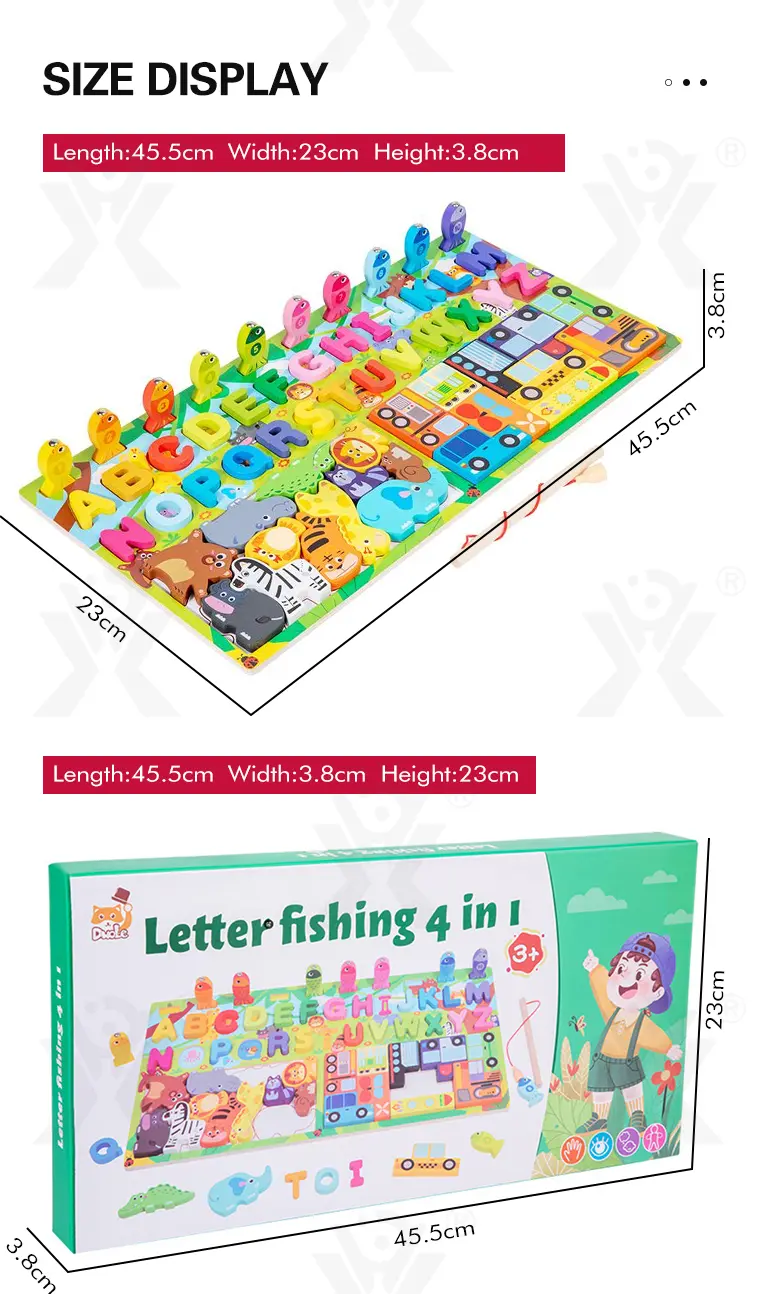 WholesaleKids Wooden Puzzle Toy, Math Game Included (TG4923446) — product detail panel 10