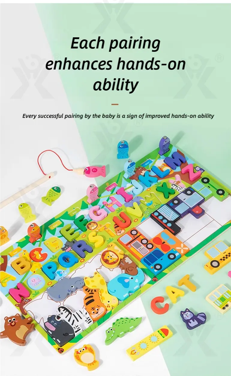 WholesaleKids Wooden Puzzle Toy, Math Game Included (TG4923446) — product detail panel 3