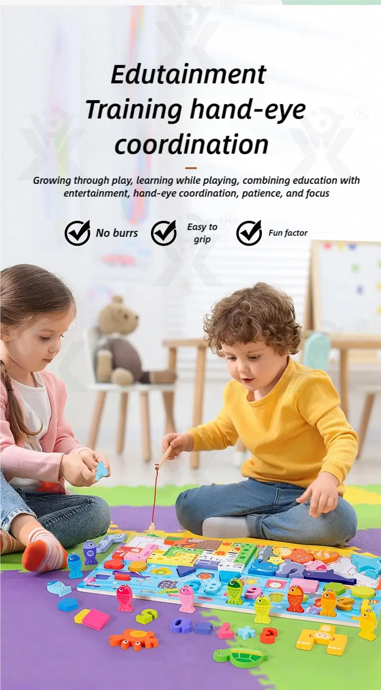 WholesaleKids Wooden Puzzle Toy, Math Game Included (TG4923446) — product detail panel 4