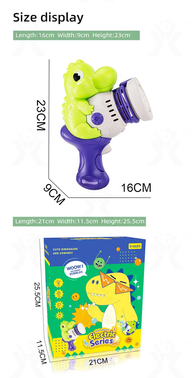 Dinosaur Bubble Gun (TG4087981) — product detail panel 9