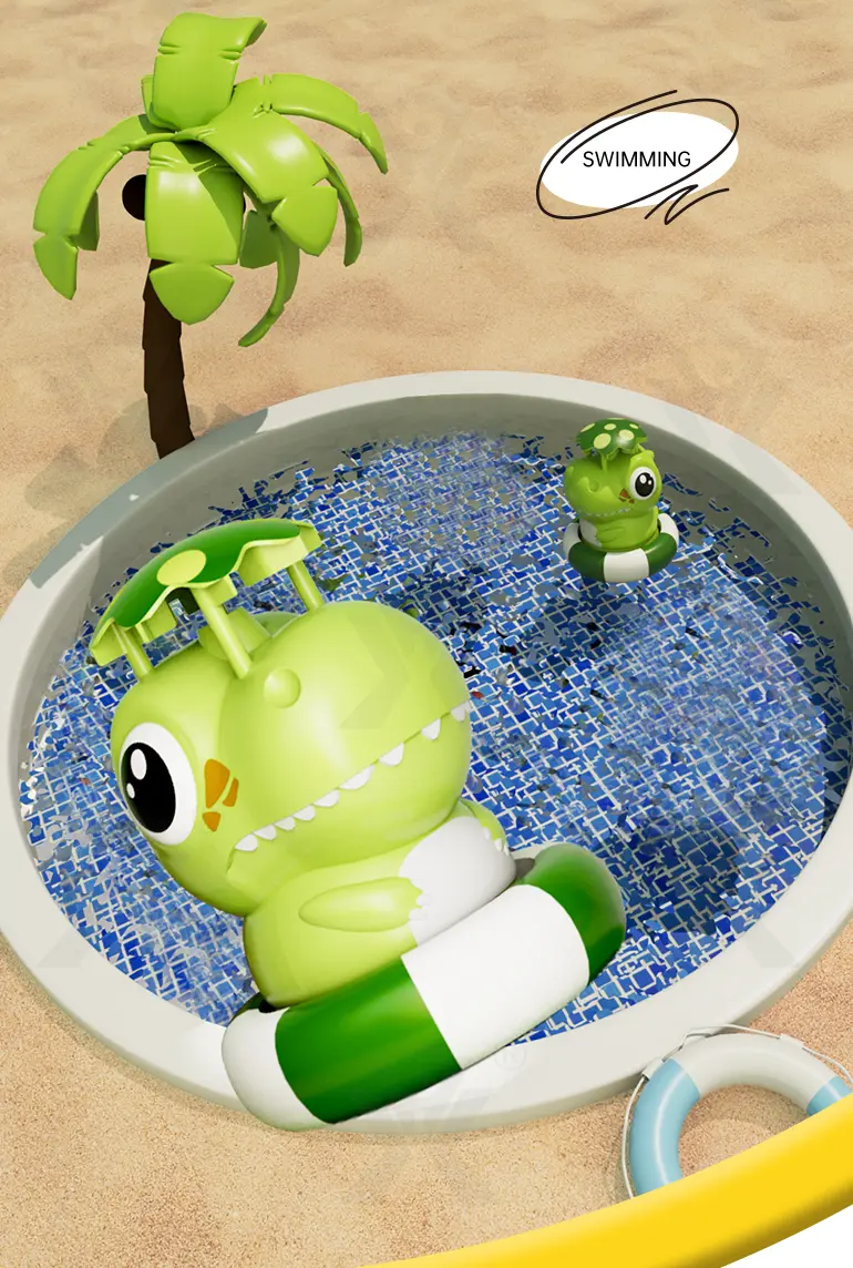 Dinosaur Water Rocket Sprinkler For Kids (TG4478034) — product detail panel 5