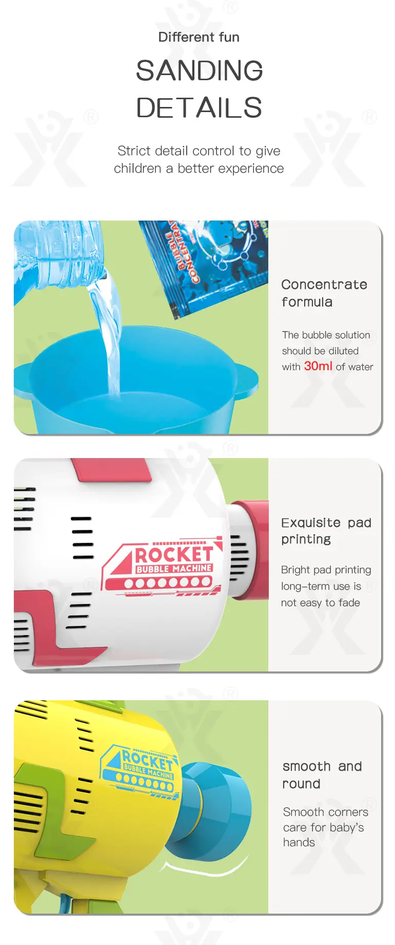 48-Hole Electric Bubble Machine -Summer toys For Kids (TG2370241) — product detail panel 10