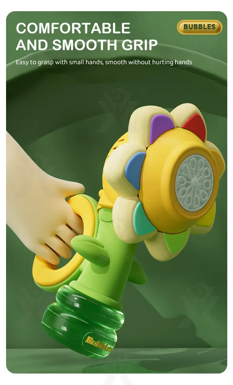 Sunflower Bubble Machine Toy -Summer Toys For Kids Supply (TG4366051) — product detail panel 2