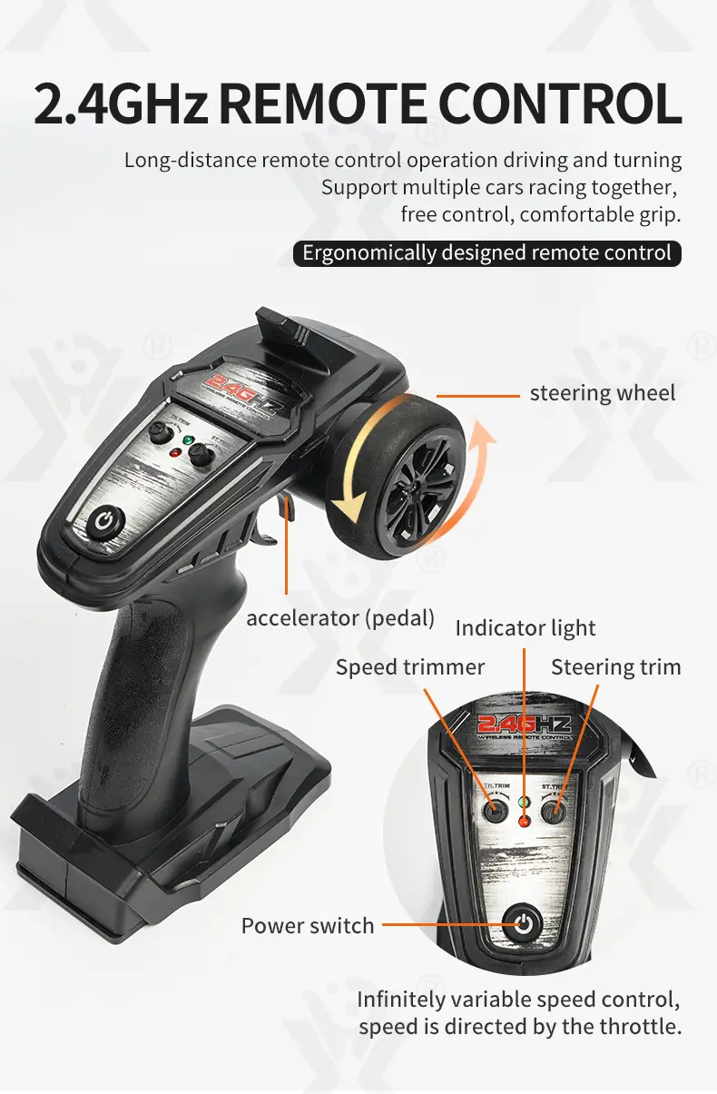 High-Speed RC Car, Fast Remote Control Car with 36KM/H Top Speed (TG4048968) — product detail panel 9