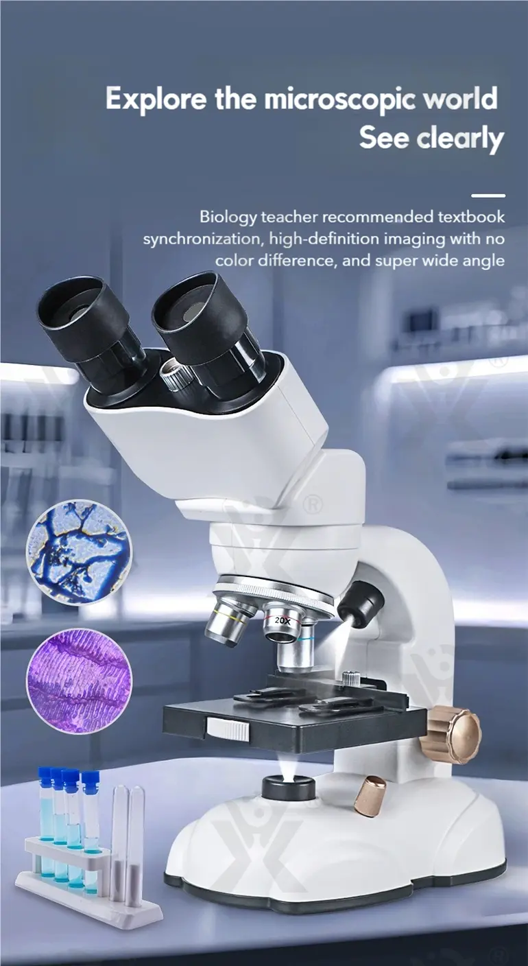 Binocular Microscope Toy, Suitable For Teaching and Playing (TG5147035) — product detail panel 1