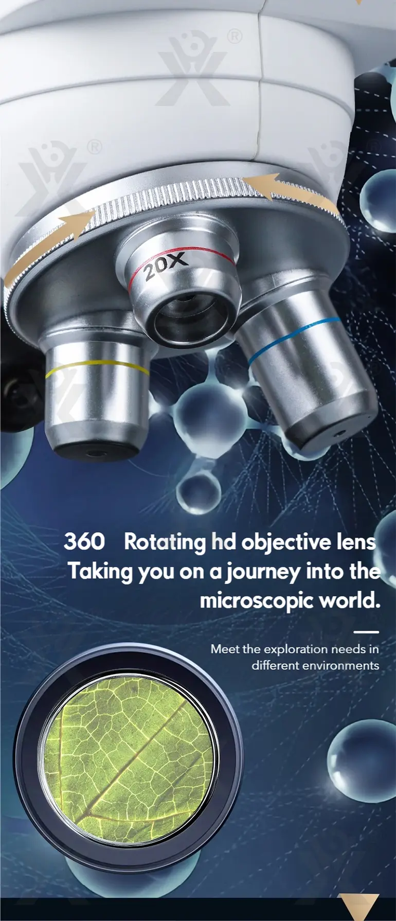 Binocular Microscope Toy, Suitable For Teaching and Playing (TG5147035) — product detail panel 5