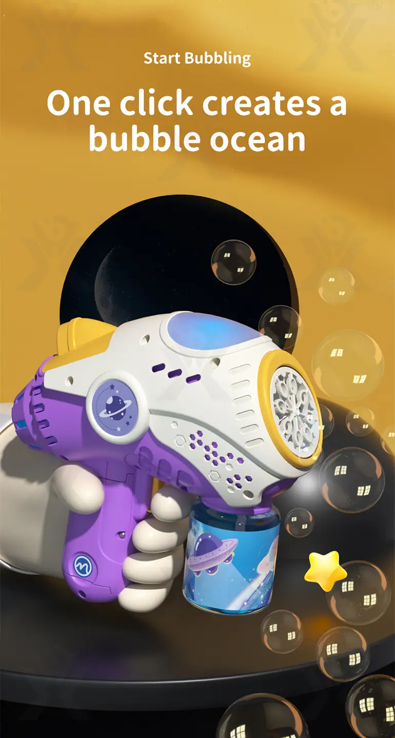 Sky Bubble Machine Gun 360° Leak-Proof (TG4330914) — product detail panel 4