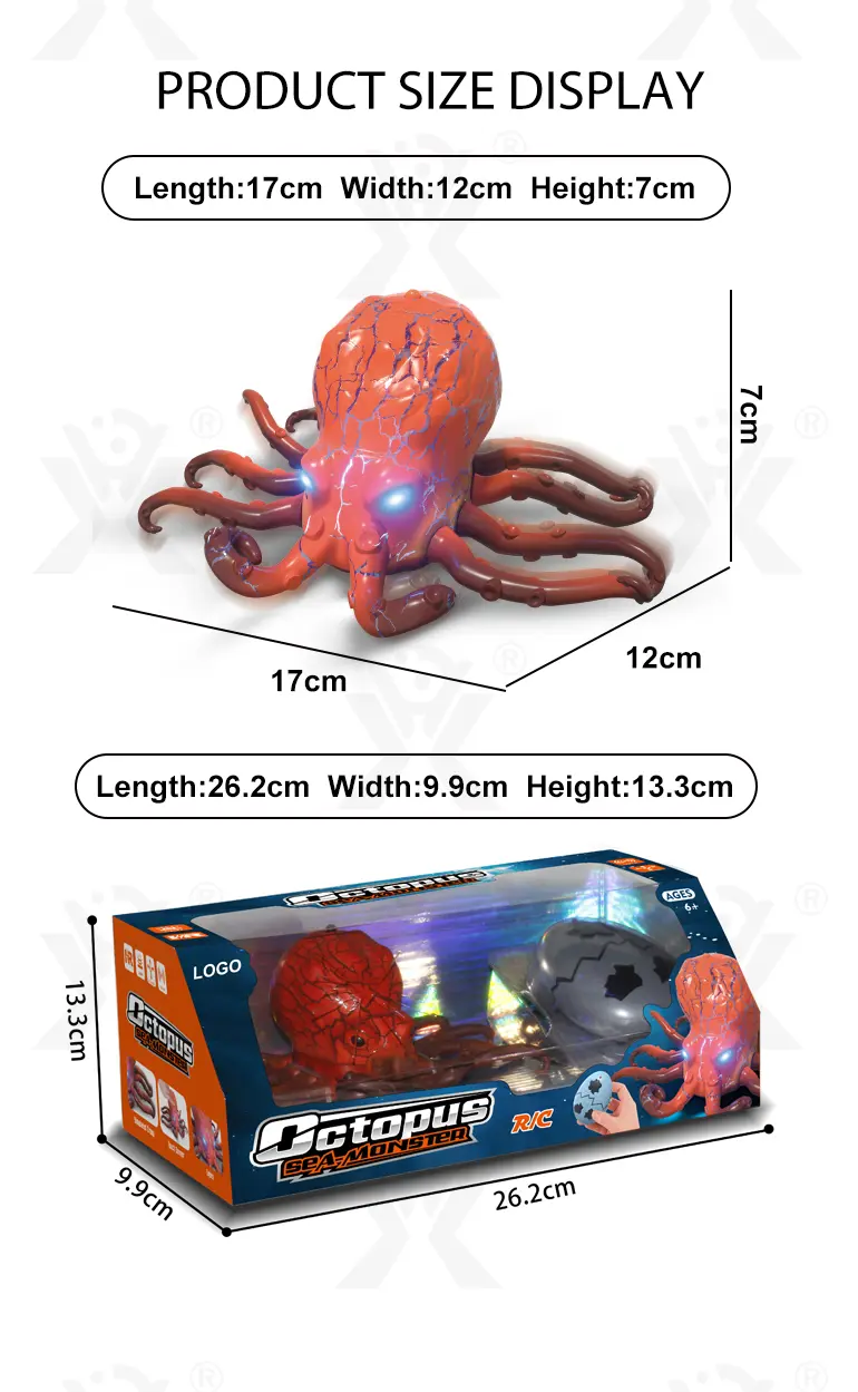 RC Octopus Toys, Fun RC Toys For Family Play (TG4877376) — product detail panel 7