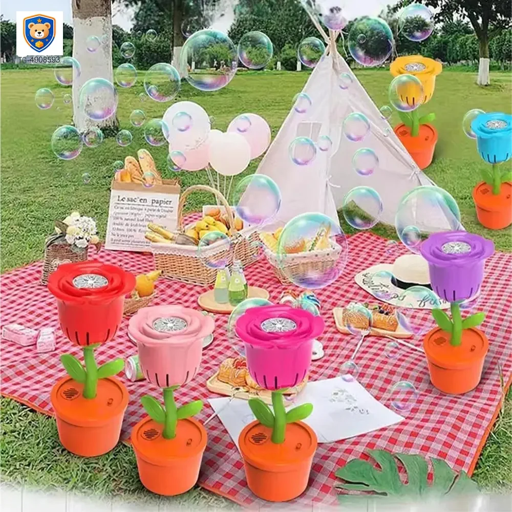 Electric Rose Bubble Machine — product view 3