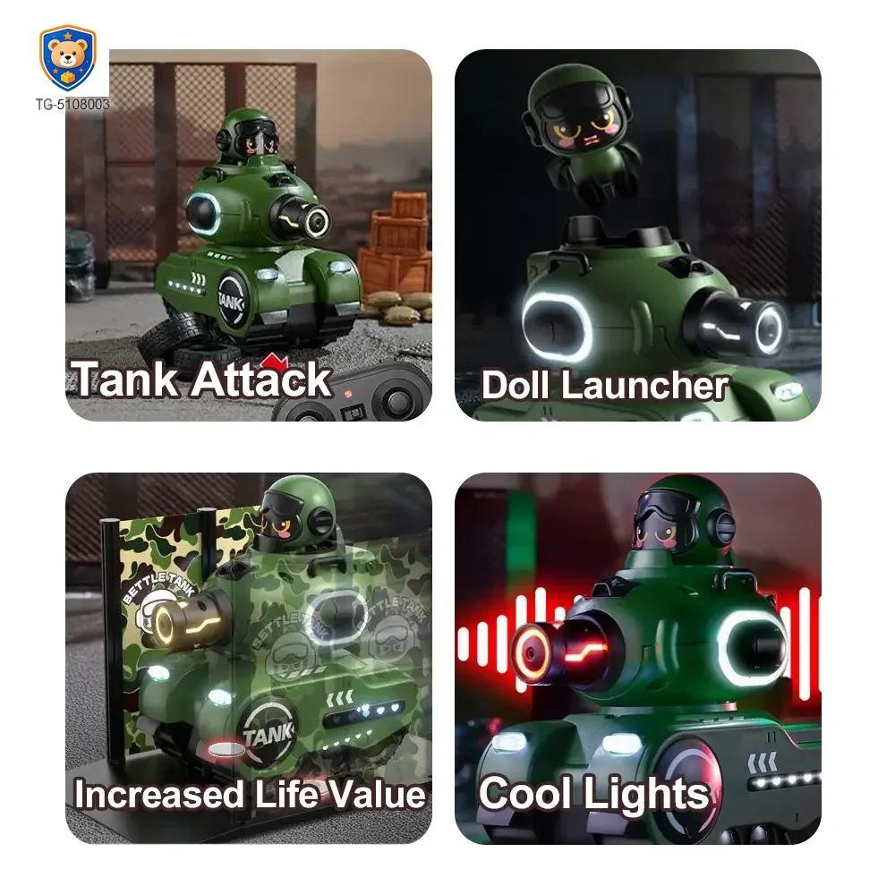 Infrared Combat Tank Supply, RC Tank Toy — product view 5