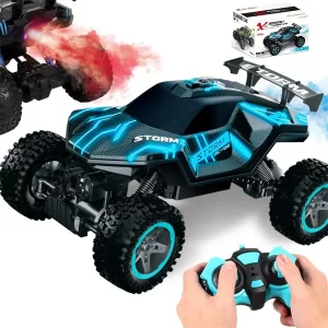 RC Cars 1/16 Scales, Spray Rock Crawler RC Car Toy