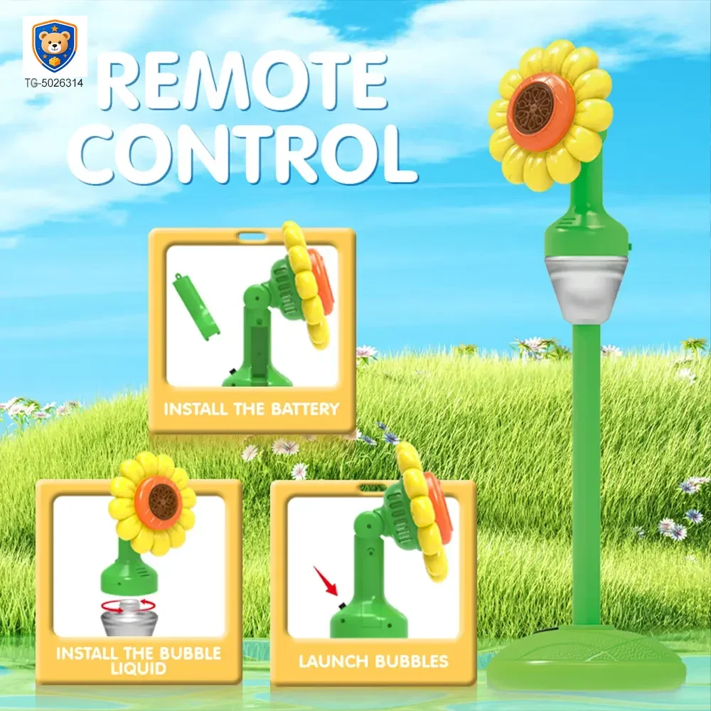 Sunflower Bubble Machine, Best For Party Game — product view 2
