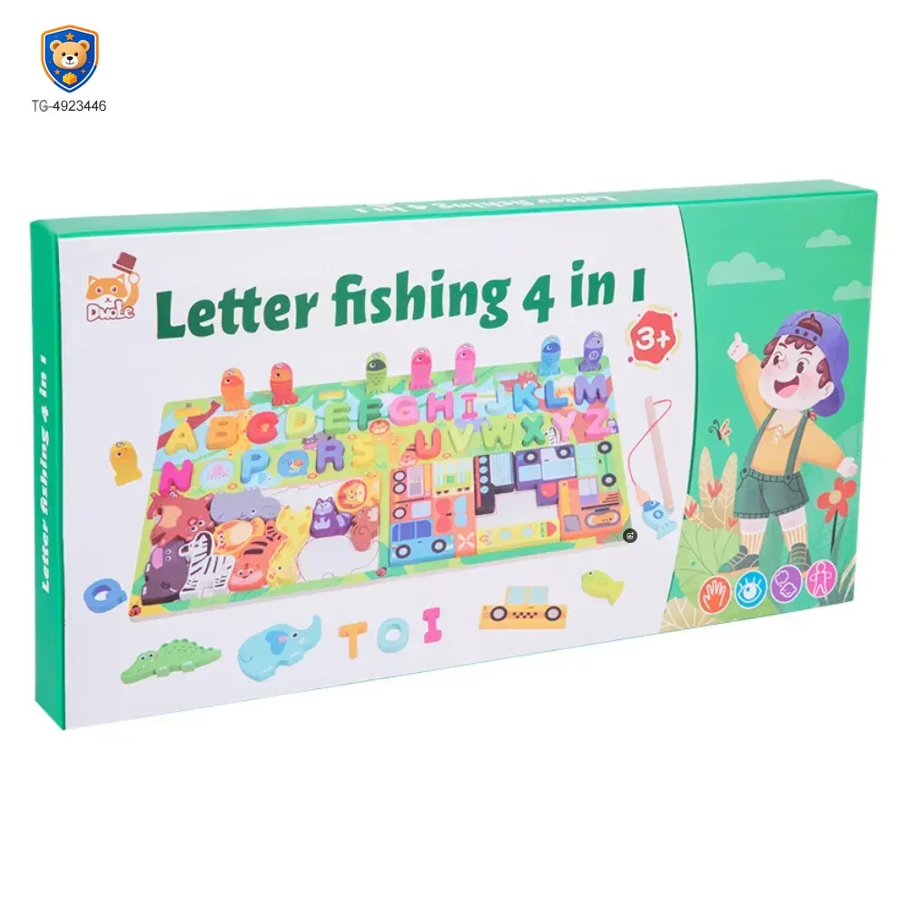 WholesaleKids Wooden Puzzle Toy, Math Game Included — product view 5
