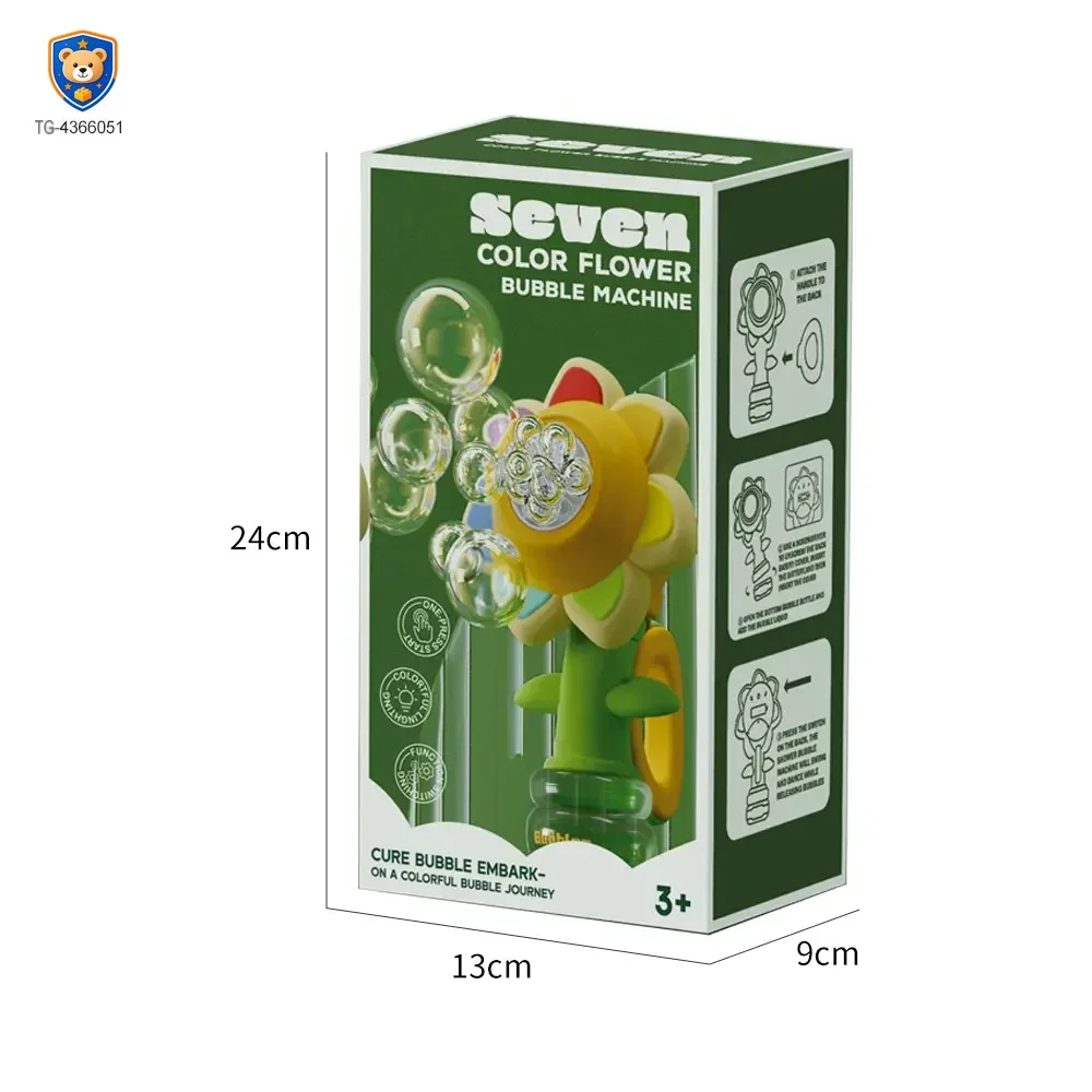 Sunflower Bubble Machine Toy -Summer Toys For Kids Supply — product view 6