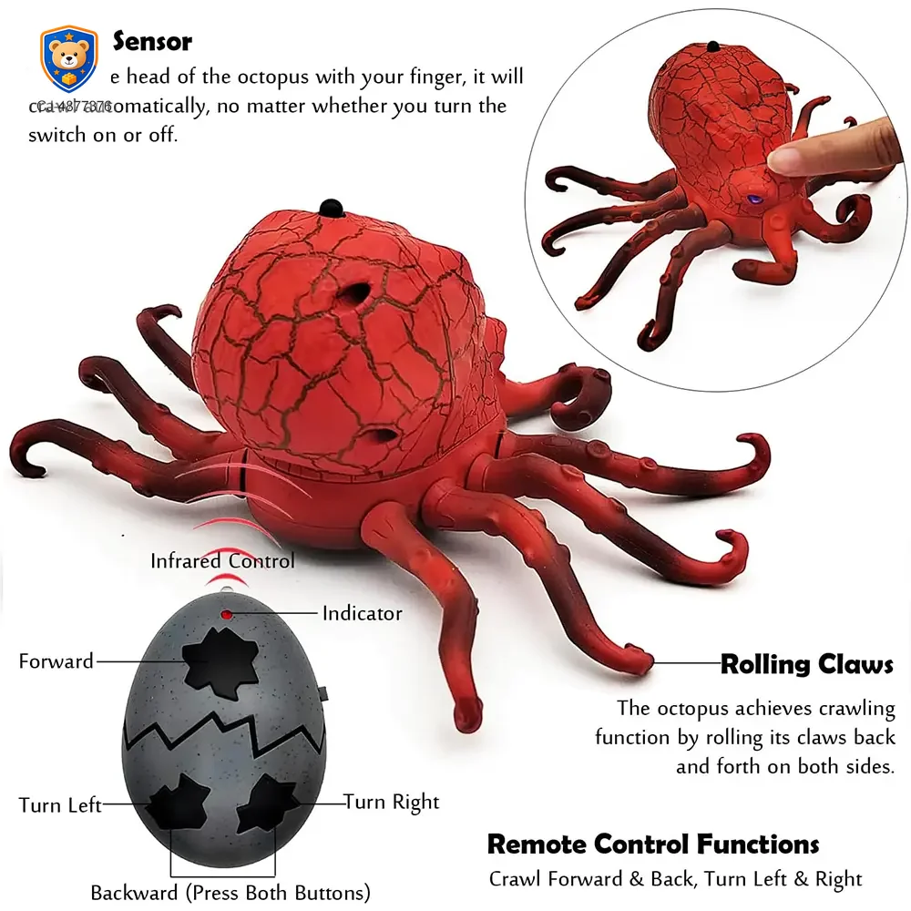 RC Octopus Toys, Fun RC Toys For Family Play — product view 4
