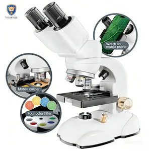 Binocular Microscope Toy, Suitable For Teaching and Playing
