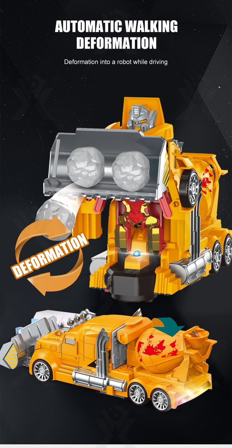 Kids Deformation Bulldozer, Engineer Truck Vehicle Toys Supplier (TG2316375) — product detail panel 3