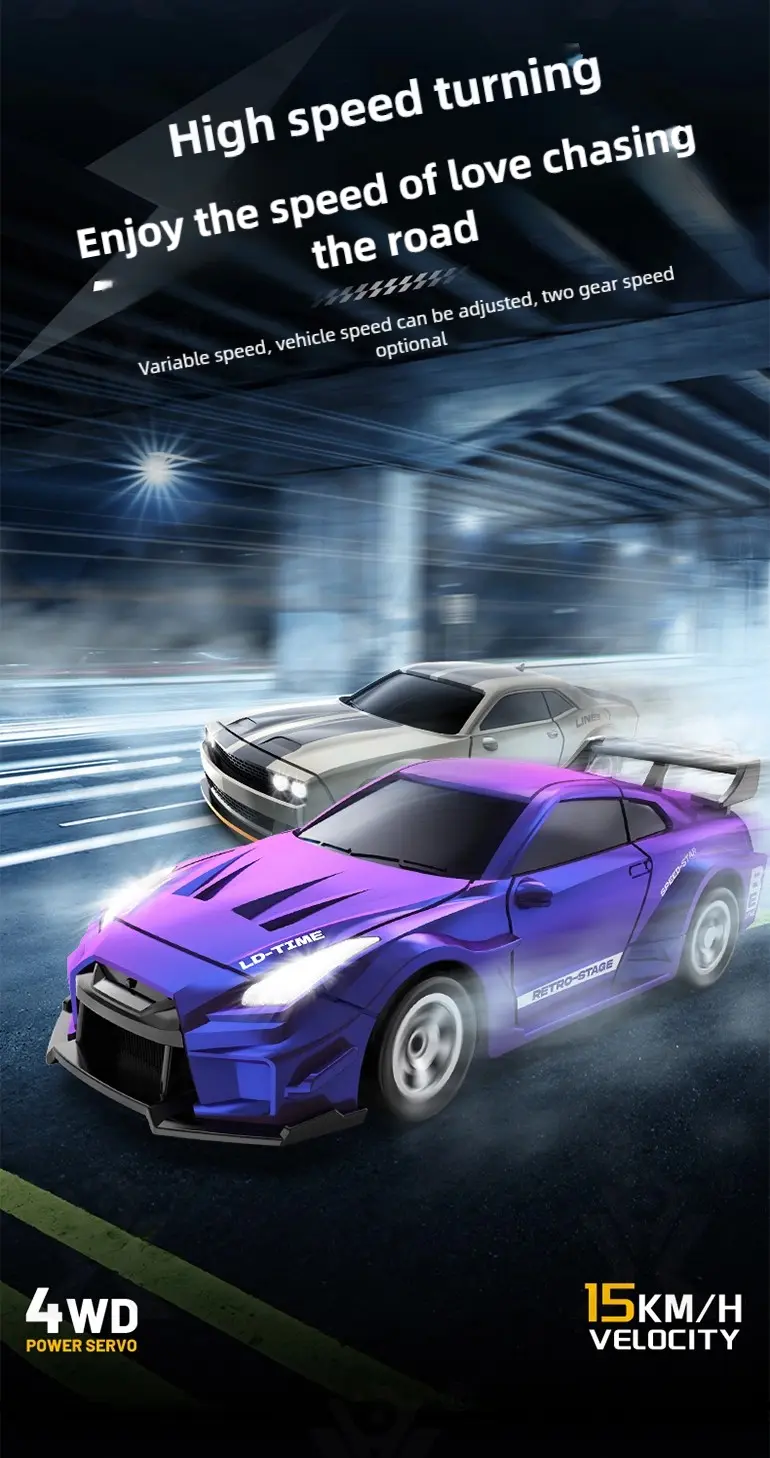 1: 64 Mini RC Car Toy, Remote Control Drift Car Toy (TG4964566) — product detail panel 2