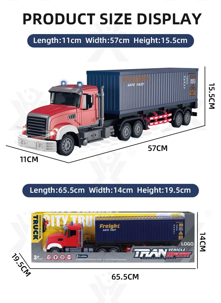 1:24 RC Trailer Car, Semi Truck Toy (TG4376444) — product detail panel 7