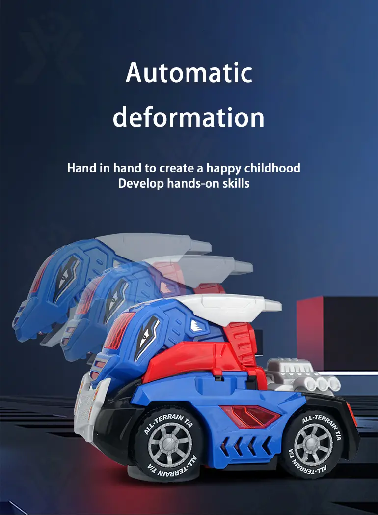 Dinosaur Engineering Car Toy, Deformation Dinosaur Robot Car Toy (TG4470643) — product detail panel 2