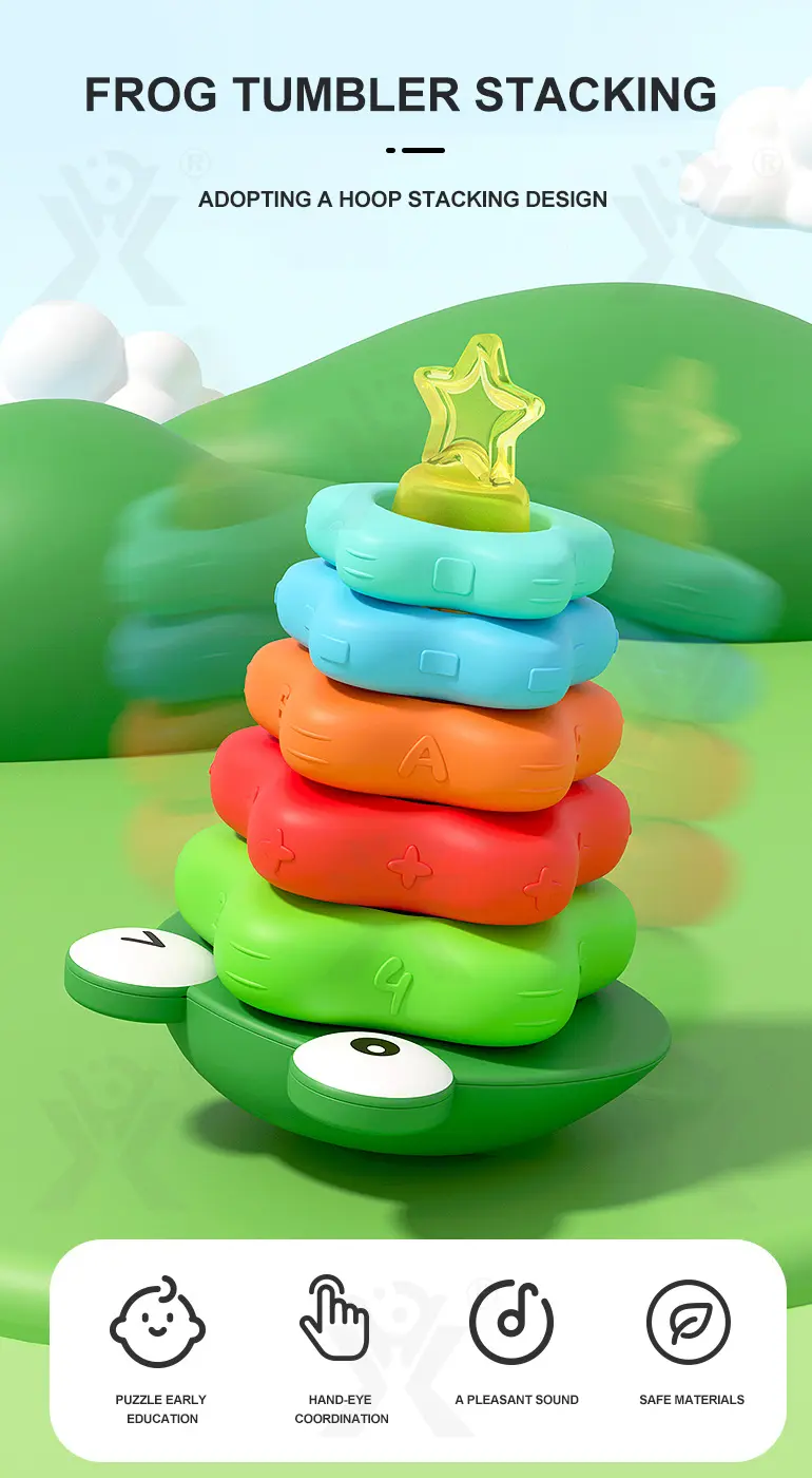Frog Tumbler Stack Toy (TG4166151) — product detail panel 1
