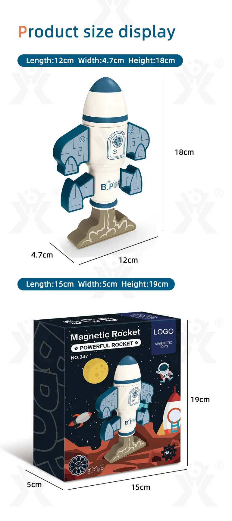 Magnetic Rocket Toys (TG1521401) — product detail panel 8