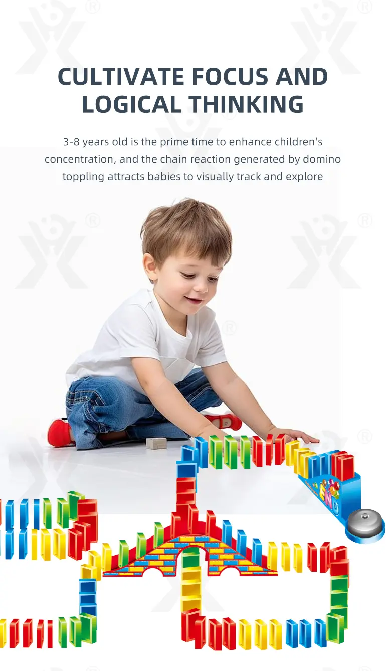 Domino Set Toy, Domino Kit -Educational Toys For Infant (TG0448583) — product detail panel 2