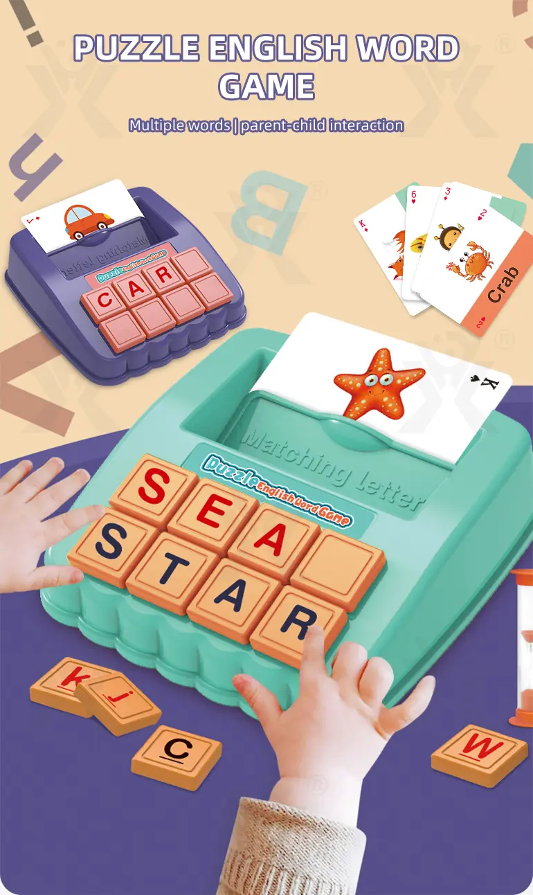 Spelling Games, Puzzle English Toy (TG1464197) — product detail panel 1